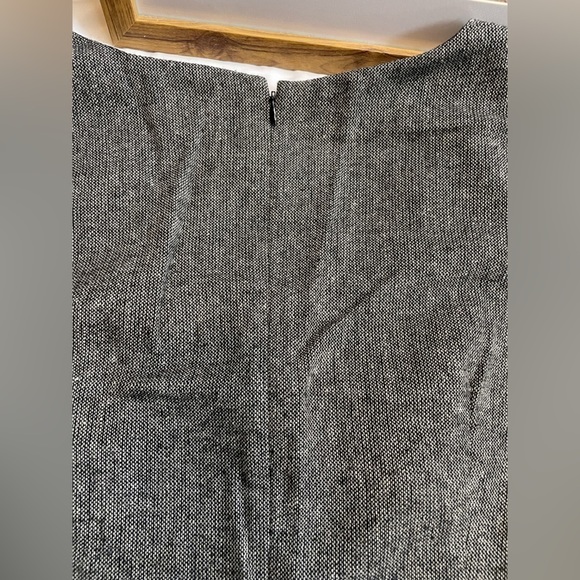 Banana Republic factory size 4 petite black/gray midi dress - Picture 4 of 7